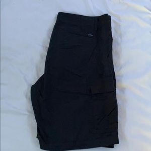 Black Cargo Shorts